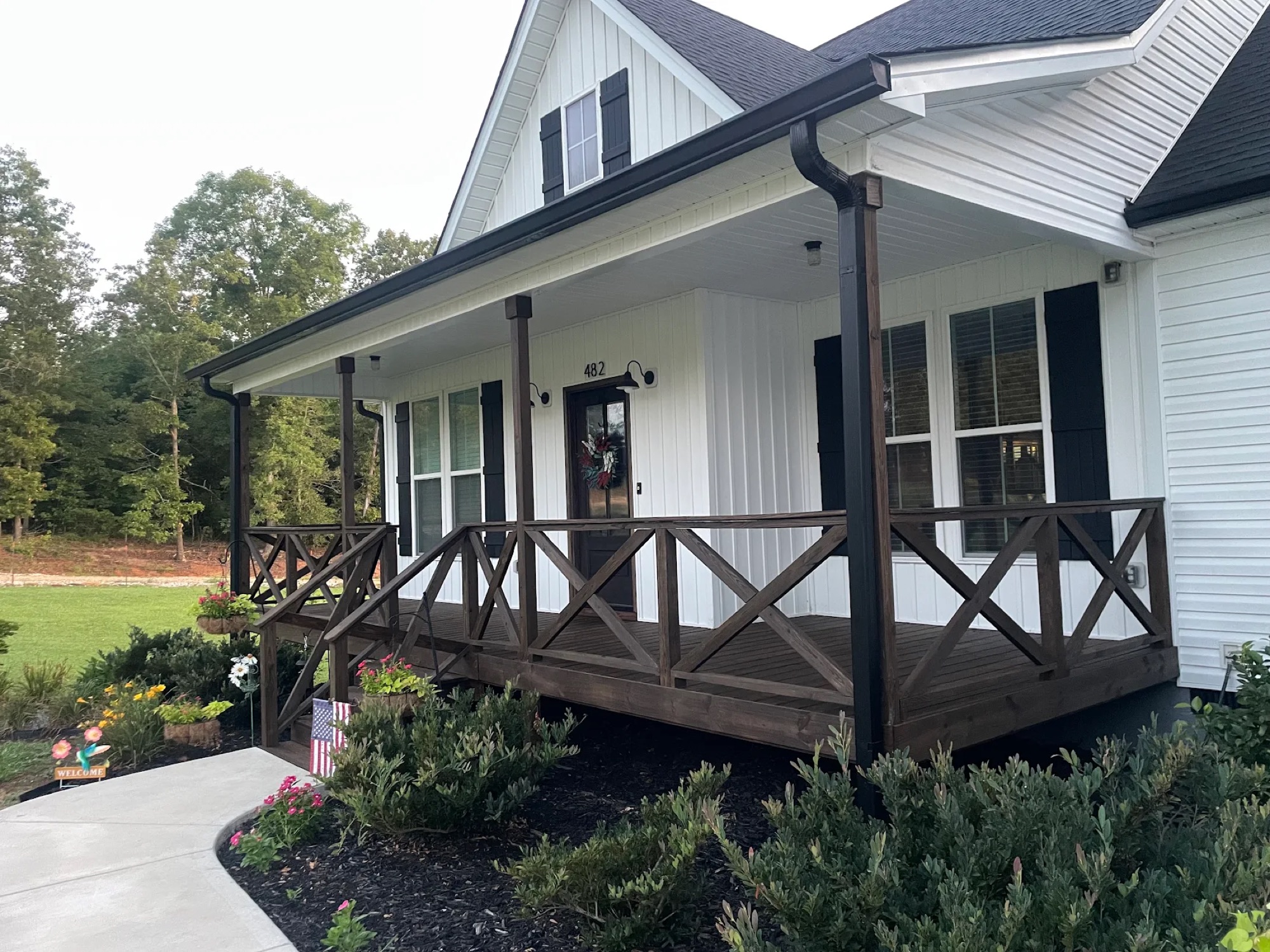 Chocolate stain on decking